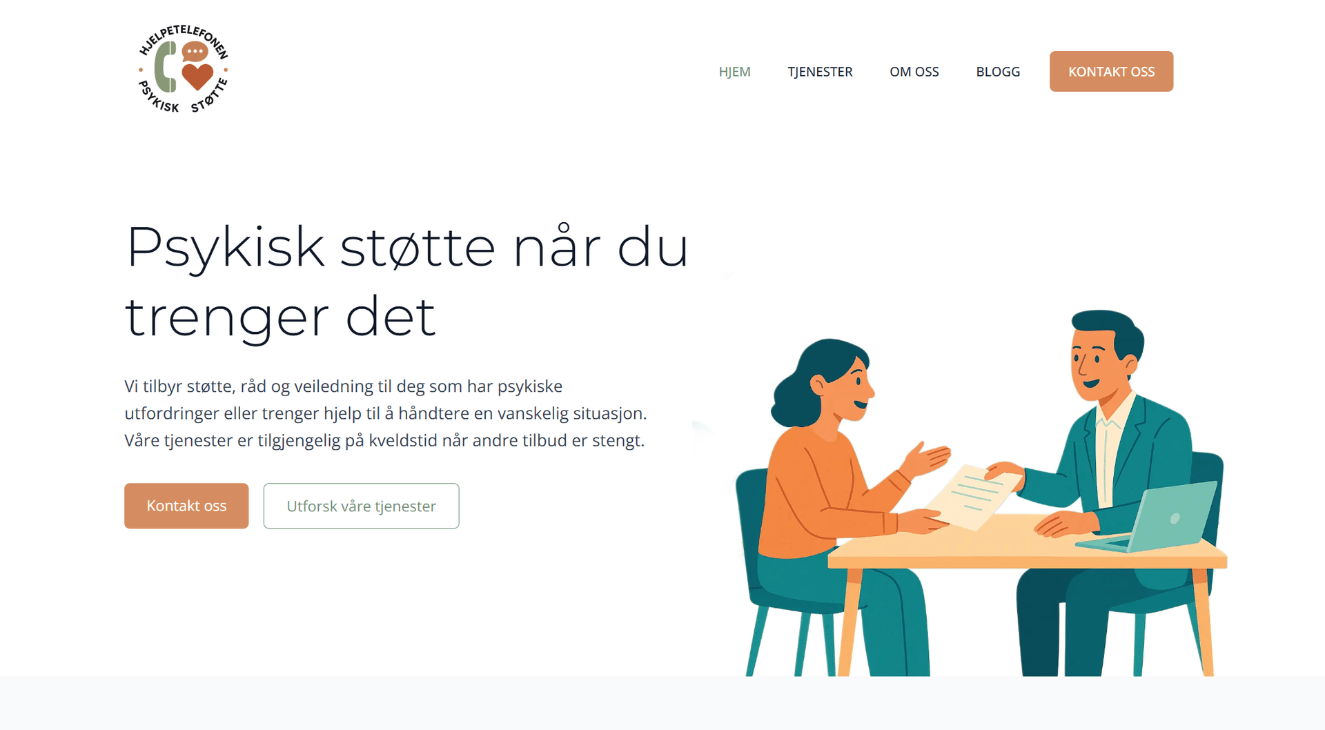 Hjelpetelefon | Psykisk Støtte